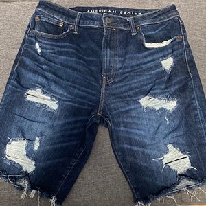 Distressed American Eagle Jean shorts